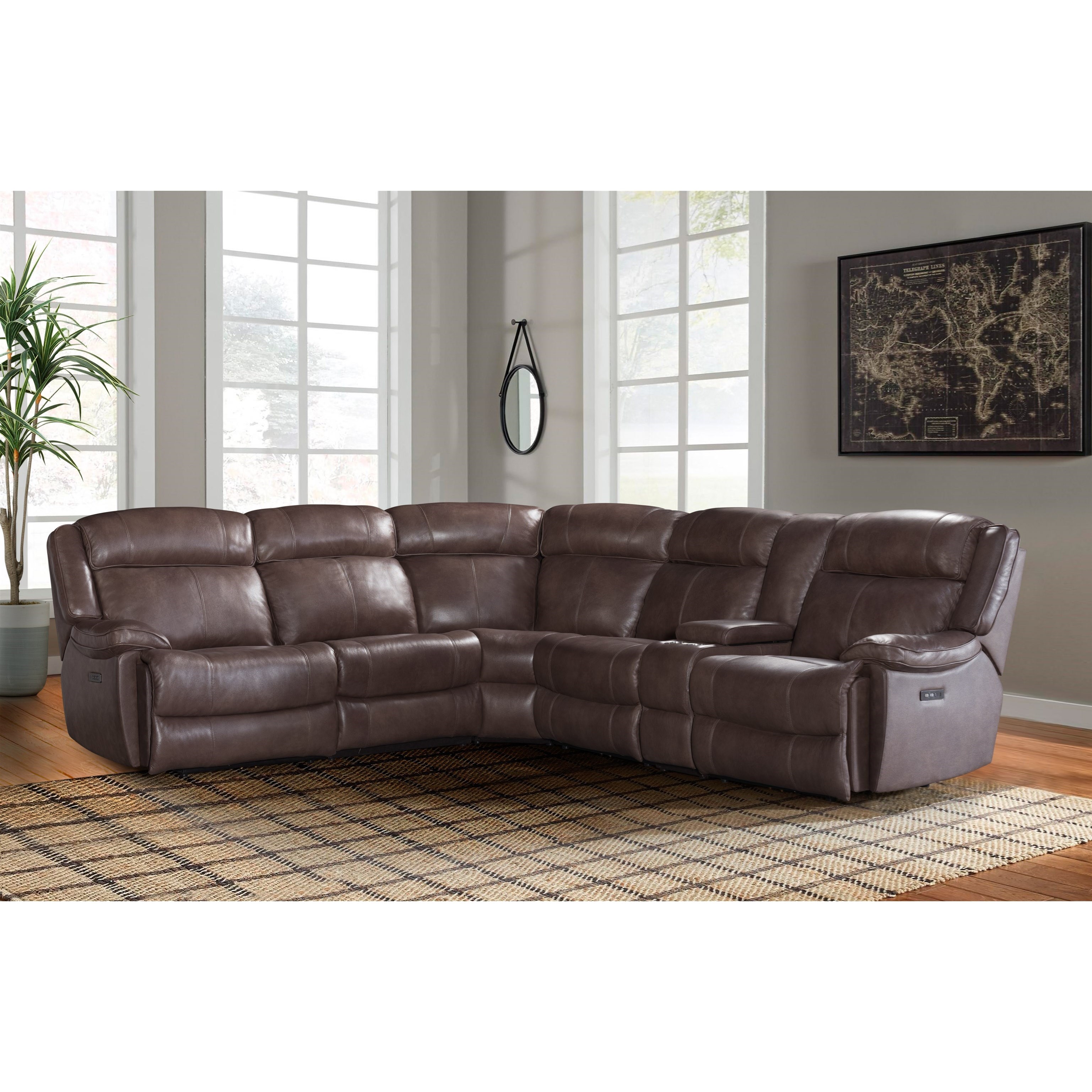 Dual reclining sectional on sale
